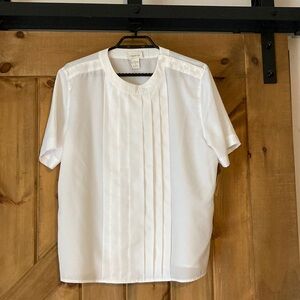 💐vintage pleated blouse